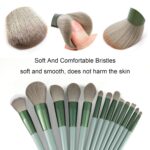 Koccido Makeup Brushes 22 Pcs Makeup Kit,Foundation Brush Eyeshadow Brush Make up Brushes Set (Green, 22 Piece Set) - Image 3