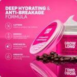 Marc Anthony Deep Conditioning Hair Mask for Dry & Damaged Hair, Grow Long Biotin - Argan Oil, Caffeine & Keratin Anti-Frizz Leave-In Repair Treatment For Split Ends & Breakage - Image 4