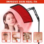 Red Light Therapy for Face and Body, Red Infrared Light Therapy Lamp with Stand Led 660nm Red Light-Therapy& 850nm Infrared Light Device for Body - Image 3