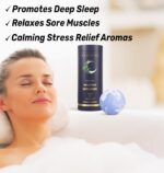 Sleep Well Bubble Bath Bombs Melatonin Infused Lavender Chamomile Essential Oils Luxurious Bath for Dry Skin Perfect Self Care Gifts for Women and Men - Image 3