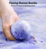 Sleep Well Bubble Bath Bombs Melatonin Infused Lavender Chamomile Essential Oils Luxurious Bath for Dry Skin Perfect Self Care Gifts for Women and Men - Image 4