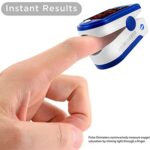 Dagamma Finger Pulse Oximeter DP100 in Yellow - the Authentic Pulse Oximeter for Sports and Aviation use - Image 4