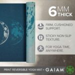 Gaiam Yoga Mat - Premium 6mm Print Reversible Extra Thick Non Slip Exercise & Fitness Mat for All Types of Yoga, Pilates & Floor Workouts (68" x 24" x 6mm Thick) - Image 4