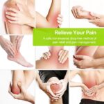 AUVON Dual Channel TENS EMS Unit 24 Modes Muscle Stimulator for Pain Relief, Rechargeable TENS Machine Massager with 12 Pads, ABS Pads Holder, USB Cable and Dust-Proof Storage Bag - Image 3