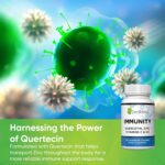 Zenrenu Immunity Quercetin 700 mg Zinc Vitamin C Vitamin D Immune Support Supplement with Curcumin - Easy to Absorb Immunity Supplement, 100 Vegetarian Capsules 50 Day Supply - Image 4
