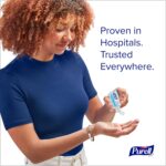 Purell Advanced Hand Sanitizer Refreshing Gel, Clean Scent, 1 fl oz Travel Size flip-Cap Bottle (Pack of 72) - 3901-72-CMR - Image 4