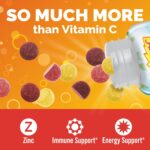 Emergen-C 750mg Vitamin C Gummies for Adults, Immune Support Gummies, Gluten Free, Strawberry, Lemon and Blueberry Flavors - 45 Count - Image 3