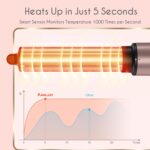 Annlary 5 in 1 Ionic Hot Air Styler, 1400W Powerful Hair Dryer Brush, Auto-Wrap Curlers, Paddle Brush for Fast Drying, Volumizing with Travel & Storage Bag - Image 4