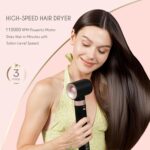 Annlary 5 in 1 Ionic Hot Air Styler, 1400W Powerful Hair Dryer Brush, Auto-Wrap Curlers, Paddle Brush for Fast Drying, Volumizing with Travel & Storage Bag - Image 5