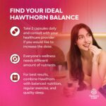 High Strength Hawthorn Berry Capsules - Pure Antioxidant Hawthorn Berry Supplement with Leaf & Flower Extract 4:1 for Healthy Heart & Digestion - Energy Support for Men & Women - 120 Count Pack - Image 4