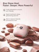 Helcona Electric Gua Sha Face Massager Tool, Gua Sha Facial Tool with Heat, 9 Levels of Temperature & Vibration Intensity, Face Massager for Women Gift - Image 5