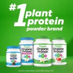 Orgain Organic Vegan Protein + 50 Superfoods Powder, Vanilla Bean - 21g Plant Based Protein, 8g Prebiotic Fiber, No Lactose Ingredients, Gluten Free, No Added Sugar, Non-GMO, 2.02 lb - Image 4
