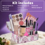 Makeup Kit for Teens Women Full Kit Makeup Sets for Women Foundation Eyeshadow Makeup Gift Set for Teen Girls Christmas Makeup kits for Teenagers 10-12 - Image 3
