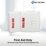 First Aid Only 1000-FAE-0103 SmartCompliance 50-Person OSHA Compliant First Aid Kit for Business, Large Plastic First Aid Cabinet with Medications, 245 Pieces - Image 4