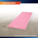 Circuit Fitness by Marcy Non-Slip Multi-Purpose Exercise Yoga Mats with Carrying Strap Multi-Thickness, Multi-Color Options - Image 3