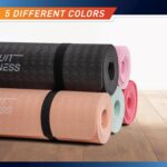 Circuit Fitness by Marcy Non-Slip Multi-Purpose Exercise Yoga Mats with Carrying Strap Multi-Thickness, Multi-Color Options - Image 4