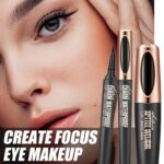Joyeee 2 Pack Mascara Eyeliner Set, 4D Silk Fiber Eyelash Mascara and Liquid Eyeliner, Thicker Voluminous Eyelashes, Long-Lasting Waterproof Smudge-Proof Eyes Makeup Kit(05) - Image 3