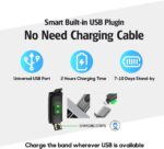 ZURURU Fitness Tracker with Blood Pressure Heart Rate Sleep Health Monitor for Men and Women, Upgraded Waterproof Activity Tracker Watch, Step Calorie Counter Pedometer Black - Image 4