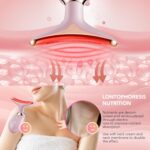 Red-Light-Therapy-for-Face, Facial Massager Wand with 7 Color - Birthday, Christmas, Mothers Day, Valentines Day, Self Care Gifts for Her Women Mom Best Friend Wife Teacher (Rose Gold) - Image 4