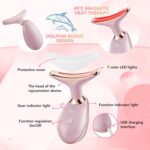 Red-Light-Therapy-for-Face, Facial Massager Wand with 7 Color - Birthday, Christmas, Mothers Day, Valentines Day, Self Care Gifts for Her Women Mom Best Friend Wife Teacher (Rose Gold) - Image 6