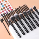 DUcare Professional Makeup Brushes Set 27Pcs Makeup Brush Set Premium Synthetic Kabuki Foundation Blending Face Powder Blush Concealers Eye Shadows Brushes - Image 5