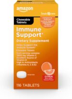 Amazon Basic Care - Chewable Tablets, Immune Support Citrus Chew Tablets, 116 Count - Image 2