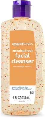 Amazon Basics Morning Fresh Facial Cleanser with Ginseng and Vitamin C, 8 fl oz - Image 2