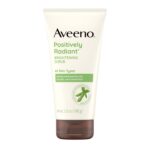Aveeno Positively Radiant Skin Brightening Exfoliating Daily Facial Scrub, Gentle with Moisture-Rich Soy Extract, Helps Improve Skin Tone & Texture, Oil- & Soap-Free, Hypoallergenic, 5 oz - Image 2
