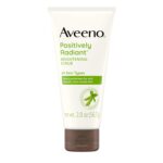 Aveeno Positively Radiant Skin Brightening Exfoliating Daily Facial Scrub, Moisture-Rich Soy Extract, helps improve skin tone & texture, Oil-& Soap-Free, Hypoallergenic, Travel Size, 2 oz - Image 2