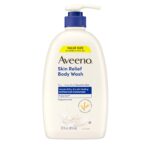 Aveeno Skin Relief Fragrance Free Body Wash, Triple Oat Formula, Gentle Daily Cleanser for Itchy Dry Sensitive Skin, Soap & Paraben Free, Soothes & Moisturizes, 33 fl oz - Image 2