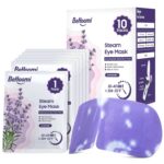 BeHoomi Steam Eye Mask, 10 Packs Heated Eye Mask, Self Heating Disposable SPA Warm Compress for Eyes Sleep Mask, Travel Essentials & Relaxation Gifts, Stocking Stuffers (Lavender Scent) - Image 2