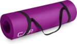 CAP Barbell 1/2-Inch High Density Exercise Yoga Mat with Strap | Multiple Options - Image 2