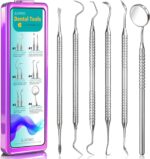 CATACC PRO Dental Tools, Dental Pick for Teeth Cleaning, Stainless Steel Hygiene Kit with Tooth Scraper Plaque Tartar Remover - with Case - Image 2