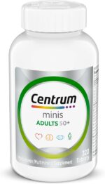 Centrum Minis Silver Multivitamin for Adults 50 Plus, Multimineral Supplement, Vitamin D3, B-Vitamins, Gluten Free, Non-GMO Ingredients, Supports Memory and Cognition in Older Adults - 320 Ct - Image 2