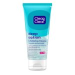 Clean & Clear Deep Action Exfoliating Facial Cleanser, Scrub & Face Wash, Pro-Vitamin B5, Lactic & Glycolic Acids, Oil-Free Gentle Daily Exfoliator for Soft, Smooth, Hydrated Skin, Vegan, 7 Fl Oz Tube - Image 2