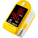 Dagamma Finger Pulse Oximeter DP100 in Yellow - the Authentic Pulse Oximeter for Sports and Aviation use - Image 2