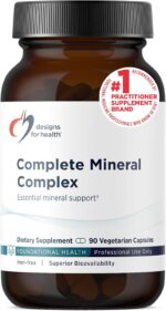 Designs for Health Complete Mineral Complex - Essential + Trace Minerals Supplement with Magnesium Malate, Chromium, Zinc + More - Iron-Free Multi Minerals Blend - Vegan + Gluten Free (90 Capsules) - Image 2