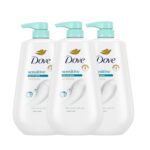 Dove Body Wash 3 Count Sensitive Skin For 24hr Lotion-Soft Skin Moisturizing Skin Cleanser Gentle Hypoallergenic Formula with No Sulfates No Parabens - Image 2