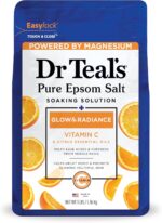 Dr Teal's Pure Epsom Magnesium Salt Soak, Glow & Radiance with Vitamin C & Citrus Essential Oils, 3 lbs - Image 2