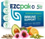 EZC Pak 5-Day Immune System Booster with Echinacea, Vitamin C, Zinc & Vitamin D - Tapered Immune Support Supplement for Adults - Supports Immunity, Easy Travel-Size Supplement Pack - Image 2