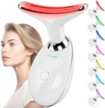 Facial Massager Face and Neck, Face 𝖲 culpting Wand Tool with 7 Color - Birthday, Christmas, Mothers Day, Valentines Day Gifts for Her Women Mom Best Friend Wife Teacher (White) - Image 2