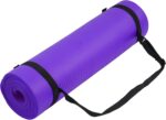 Fitvids Yoga Mat, 1/2-Inch Extra Thick High Density Exercise Mat, Anti-Tear Exercise Yoga Mat with Carrying Strap, Suitable for Various Yoga Exercises - Image 2