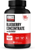 Force Factor Blueberry Concentrate Antioxidants Supplement with BlueRich Blueberry Extract Supplement, Free Radical Scavenger for Daily Health, Gluten Free, Non-GMO, 90 Softgels - Image 2