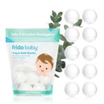 Frida Baby Natural Vapor Bath Bombs for Toddlers & Kids, Eucalyptus Essential Oil Bath Bombs for Aromatherapy, 10 Count - Image 2
