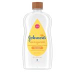 Johnson's Baby Oil, Mineral Oil Enriched with Shea & Cocoa Butter to Prevent Moisture Loss, Hypoallergenic, 20 fl. oz - Image 2