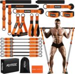 KUTIZE Pilates Bar Kit with Resistance Bands, Heavy Duty Pilates Equipment for Men, Training Bands with Handles for Legs, Hip, Back, Arm, Abs, Chest, Shoulders, Portable Home Gym Workout Equipment - Image 2