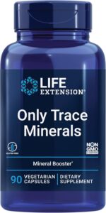 Life Extension Only Trace Minerals, a Daily dose of zinc, Chromium, Boron, Copper, Manganese, Vanadyl sulfate, Gluten-Free, Non-GMO, Vegetarian, 90 Capsules - Image 2