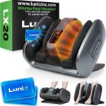 Lunix LX20 FSA Foot Massager for Pain Relief and Circulation, Foot and Calf Shiatsu Massager for Plantar Fasciitis and Neuropathy with Heat, Ankle Therapy Device - Image 2