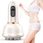 Lymphatic Drainage Massager & Anti-Cellulite Tool - Body Sculpting Machine with Microcurrent, Light, Heat & Vibration for Legs, Arms, Belly | Reduces Stretch Marks & Cellulite — Off-White - Image 2