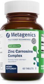 Metagenics Zinlori 75 - High Potency Zinc Carnosine Complex - Supports Stomach Comfort, Immune, Heart & Antioxidant Health* - Non-GMO, Gluten-Free, Vegan - GMP Certified Facility - 60 Tablets - Image 2